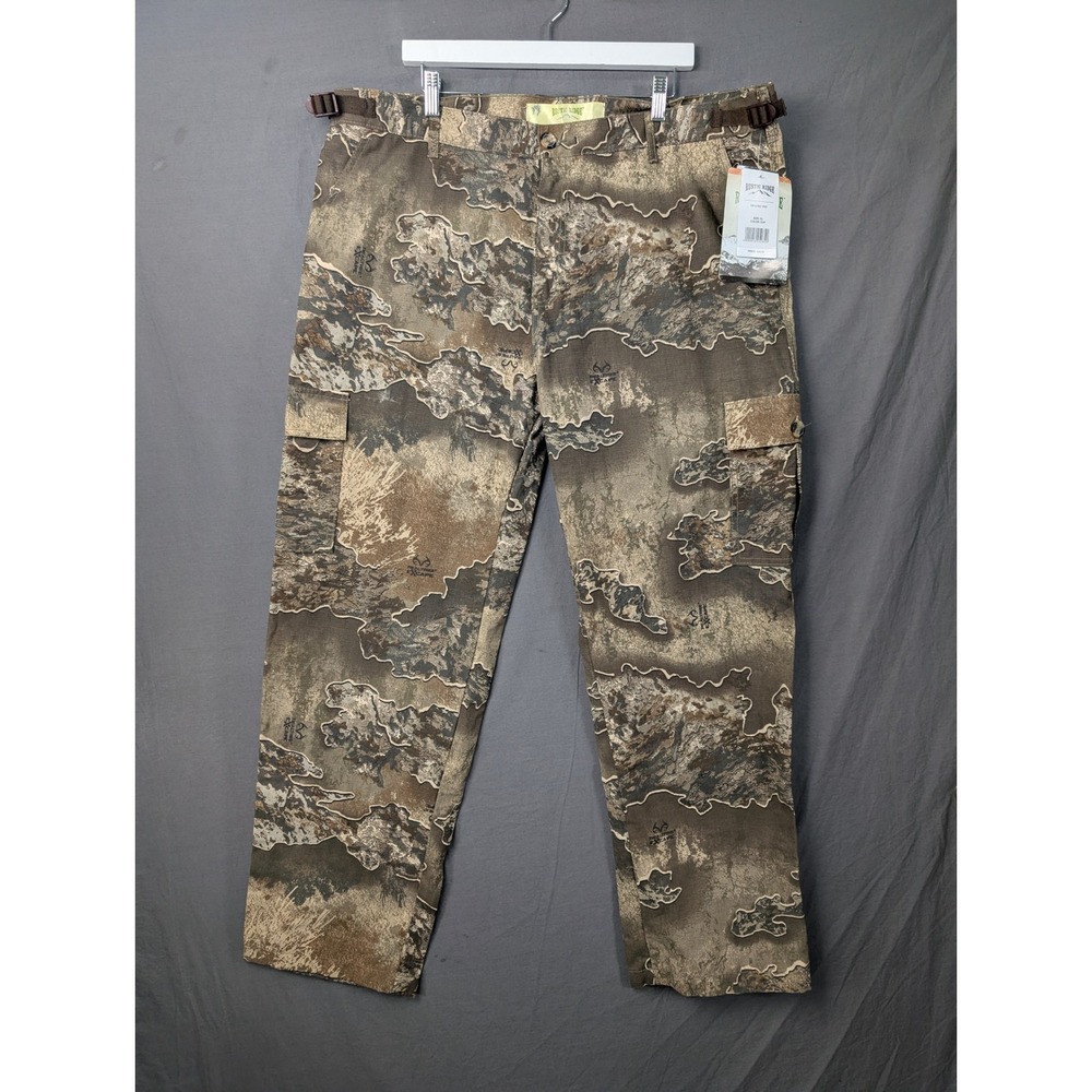 Rustic Ridge Mens Realtree Excape Camo 6 Pocket Cargo Hunting Pants XL 5713